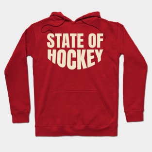 state of hockey minnesota Hoodie